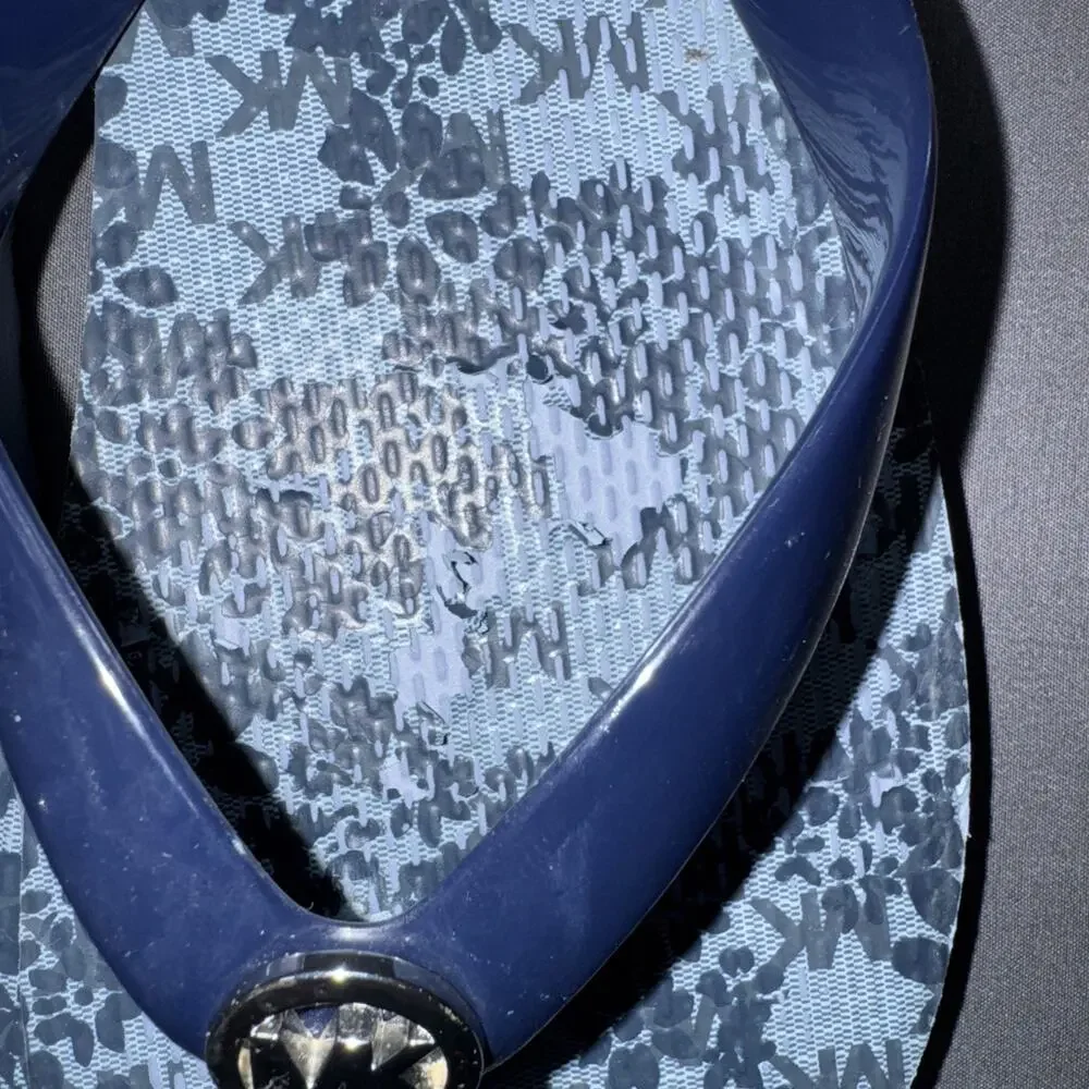 Michael Kors Jet Set Flip Flops Sandals Women’s Size 8M RX19L
